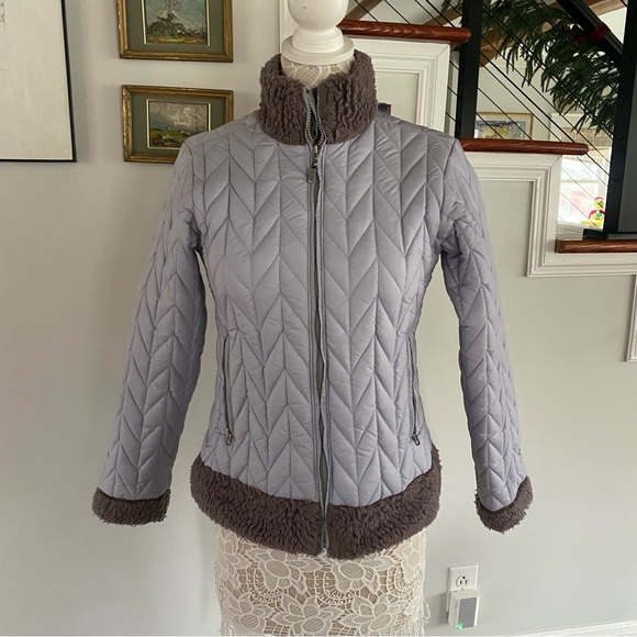 Patagonia Jackets & Blazers - PATAGONIA Sherpa Chevron Quilted Zip Up Jacket Small